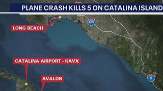 Catalina Island plane crash kills 5 [upl. by Paulie]