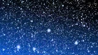 10 Hours Snow Falling Video amp Audio BLUE BG HD SlowTV [upl. by Hbahsur]