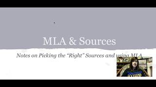 MLA Citation Presentation Part One [upl. by Windham838]