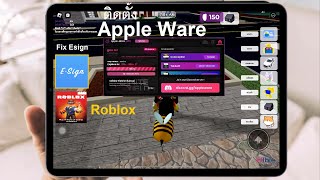 วิธีติดตั้ง Apple Ware Roblox บน ไอโฟน ios Esign ล่าสุด ปี2024 [upl. by Ajak]