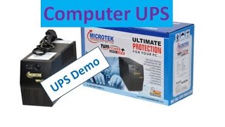 Microtek UPS for Desktop Review and Unboxing [upl. by Alcina187]