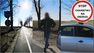 Jazda po chodniku i drodze rowerowe bo droga nie jest skończona 201 Wasze Filmy [upl. by Eloise848]