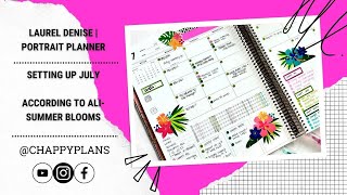 PORTRAIT PLANNER  JULY SET UP  HOW TO USE IT FOR CONTENT CREATION [upl. by Notned]