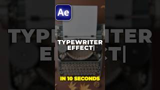 How to Make TYPEWRITER Effect in After Effects [upl. by Banebrudge]