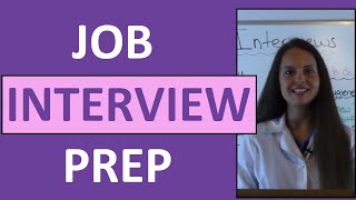 How to Prepare for Your Nursing Job Interview  Nurse Interview Tips by Nurse Sarah [upl. by Beller]