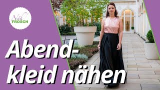 Abendkleid  Paillettenkleid nähen [upl. by Akenet]