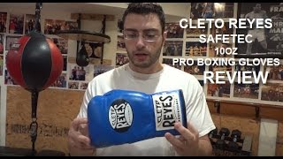 Cleto Reyes Official 10oz Pro Fight Safetec Boxing gloves review by ratethisgear [upl. by Sewellyn]