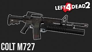 Colt M727 in  Left 4 Dead 2  Desert Rifle Mod in Action [upl. by Blodget]