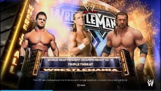 Wrestlemania 20  Chris Benoit vs Shawn Michaels vs Triple H  40 Extra Years of Wrestlemania [upl. by Nerra381]