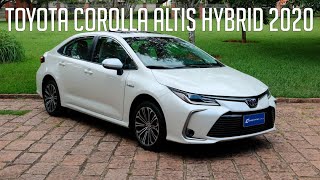 Avaliação Toyota Corolla Altis Hybrid 2020 [upl. by Modie547]