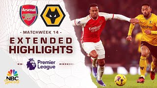 Arsenal v Wolves  PREMIER LEAGUE HIGHLIGHTS  1222023  NBC Sports [upl. by Messing640]