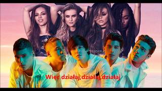 CNCO feat Little Mix Reggaeton Lento Remix TŁUMACZENIE PL [upl. by Ellimaj]