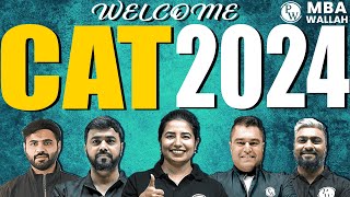 Welcome CAT 2024  Lets start preparing for CAT 2024 by MBA Wallah [upl. by Lyris483]