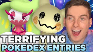 Surprising Pokemon With TERRIFYING Pokedex Entries Shorts [upl. by Tnomal]