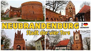 Stadt der vier Tore  NEUBRANDENBURG  eine Schönheit am Rande der Mecklenburgischen Seenplatte [upl. by Graig]