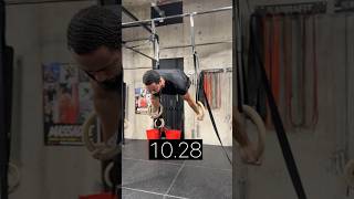 10 SECOND FULL PLANCHE ON RINGS 83KG BW fullplanche planche gymnast gymnasticrings fitness [upl. by Jerrilyn]