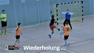 Handball ist cool Schöner Dreher im Gegenzug TWParade von 6 m mA HaSpo Bayreuth – TSV Roßtal [upl. by Amjan]