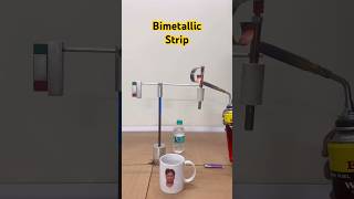 Bimetallic strips  Thermal expansion  science physics experiment [upl. by Hi]