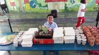 MikMik Celebrating his 5th Birthday with his Classmate 😘 [upl. by Iago]