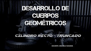 DESARROLLO DE CILINDRO RECTO TRUNCADO [upl. by Davison396]