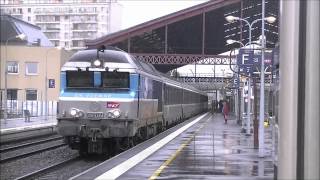 Sur la ligne 4 SNCF ParisTroyesMulhouseBale en Gare de Troyes 6 et 10072012 [upl. by Namrehs576]