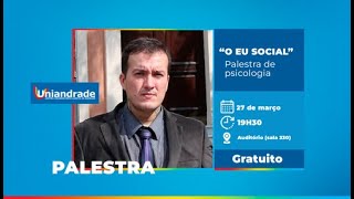 Palestra quotO Eu Socialquot  Professor Thiago Perez [upl. by Joseito]