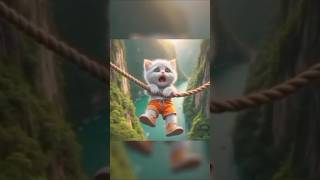 The crying kitten needs help 😭😭 cat cute kitten story [upl. by Tekcirk]