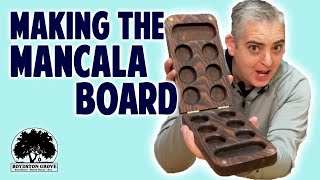 How To Make The Mancala Game Board  Easy Woodworking Project [upl. by Petty]