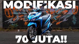 Review Modifikasi Honda Vario LED NEW  Modif 70 JUTA [upl. by Nolur]