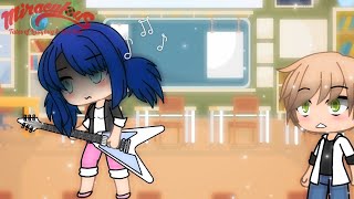 Marinette can play GuitarMlbMiraculous ladybugGachagacha lifeOriginal [upl. by Aicened]