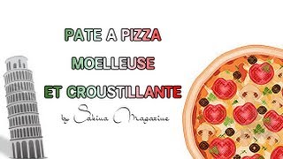 Recette  Pâte à pizza croustillante [upl. by Wavell]