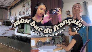 Mon Bac de Français vlogrésultats [upl. by Enirehtacyram]