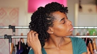 Twist Out avec Flexirods  Boucler Ses Cheveux Sans Casse [upl. by Ahseekan]