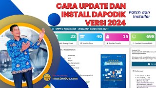 CARA UPDATE DAPODIK VERSI 2024 Patch Dapodik [upl. by Guthrey]