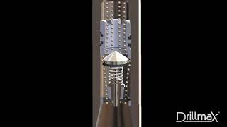 DrillmaxPro drill pipe float valve Model F plunger10KSI animation [upl. by Nirot]