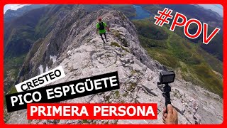 😱 VÉRTICO en el ESPIGÜETE en PRIMERA PERSONA POV  Riaño Trail Running 2018  Montaña Palentina [upl. by Orel]