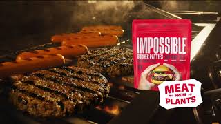 Impossible Burger Patties Delicious Meat from Plants TV Commercial tvcommercials impossible [upl. by Eladnar379]