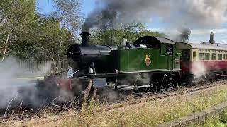 5552 departs Blaenavon High Level with Autotrailer 167  Friday 13092024 [upl. by Licha529]