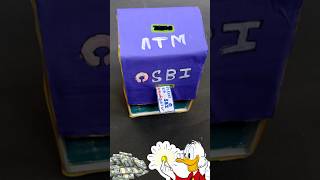 How to make Atm machine with cardboard  coin Atm machine atm shorts atm machine [upl. by Netta]