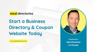 Start a Business Directory amp Coupon Website Today [upl. by Latoye]