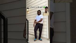 Cars in Brasil 🇧🇷 shorts reaction humor funnyshorts comedia [upl. by Rettig]