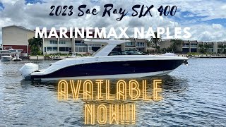 AVAILABLE NOW 2023 Sea Ray SLX 400 Outboard  MarineMax Naples [upl. by Oned]