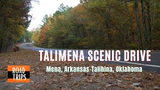 Talimena GoPro Drive 4K • Autumn Colors • National Scenic Byway [upl. by Severson]