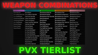 New World Weapon Combinations PVX Tierlist  The Best Weapon Combos [upl. by Assenad]