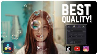 BEST Export Settings for YouTube IG Reels TikTok’s amp CLIENTS in Davinci Resolve 19 [upl. by Enalahs987]