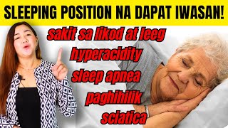 Sleep Position Na Kailangan Mong IWASAN Kung Ikaw Ay Over 50  Doc Cherry [upl. by Noryb]