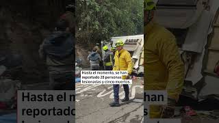 Accidente en la vía Mosquera  La Mesa deja varios muertos y heridos  El Espectador [upl. by Uball]