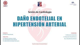 Daño endotelial en hipertensión arterial [upl. by Moyers136]