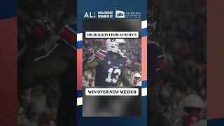 Check out these highlights from Auburn’s 4519 win over New Mexico 🤩 wde auburn auburnfootball [upl. by Aneehs256]