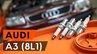 Hvordan bytte tennplugger der på AUDI A3 1 8L1 BRUKSANVISNING AUTODOC [upl. by Feil]